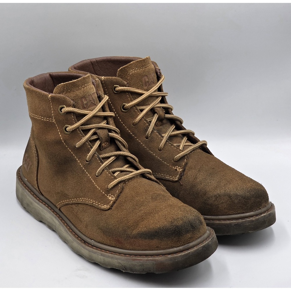 Caterpillar CAT Narrate P725201 Men's Suede Ankle Work Boots Size 9M